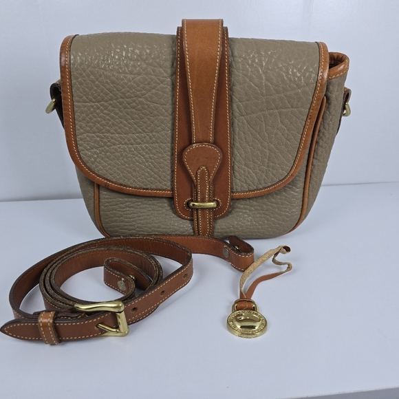Dooney & Bourke Handbags - Dooney and Bourke Small All Weather Leather Equestrian Bag